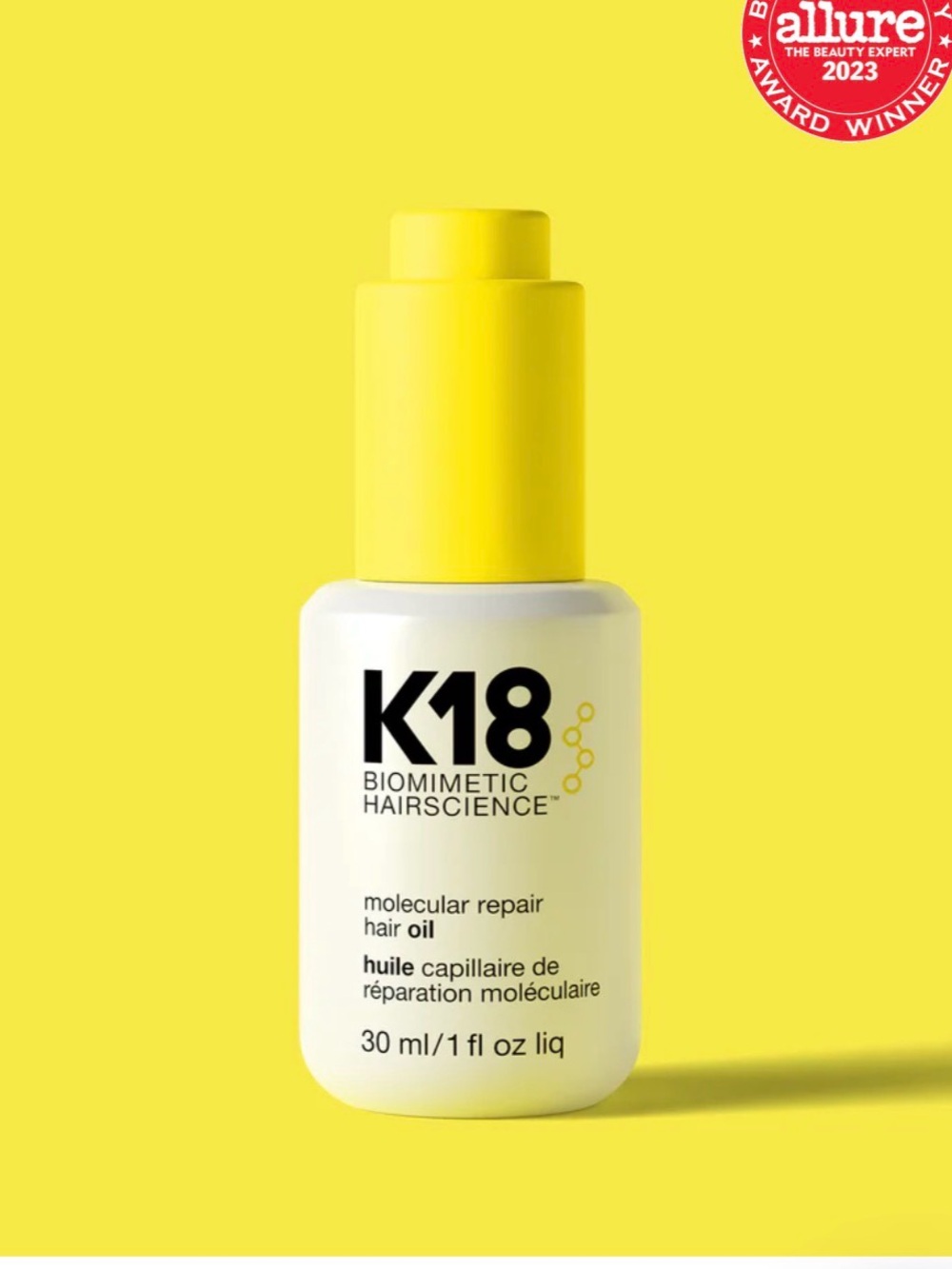 NIB. K18 Biomimetic Hairscience Molecular Repair Hair Oil. 30 ml.